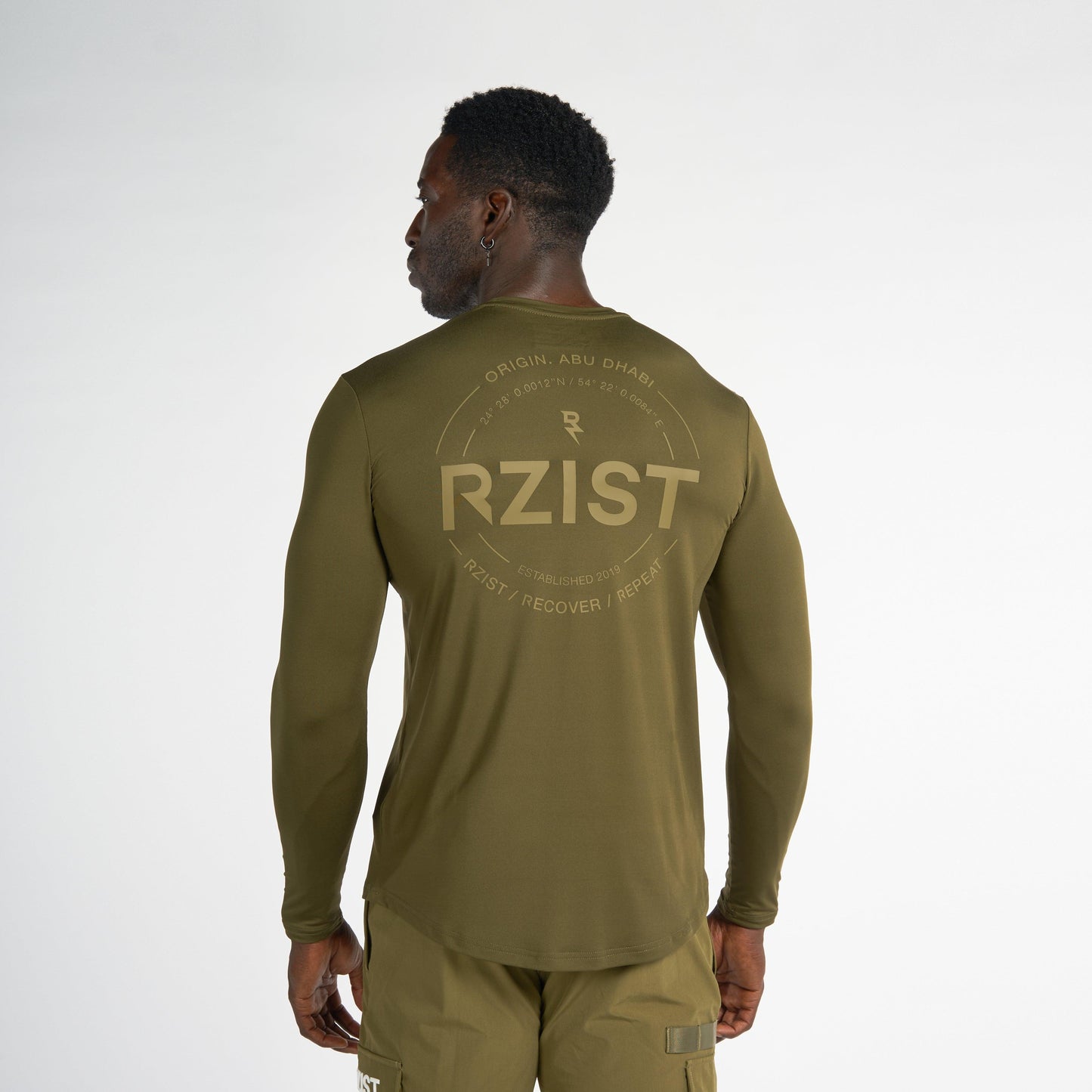 Long Sleeve Shirt For Men’s Sportswear RZIST Capulet Olive Shirt - RZIST