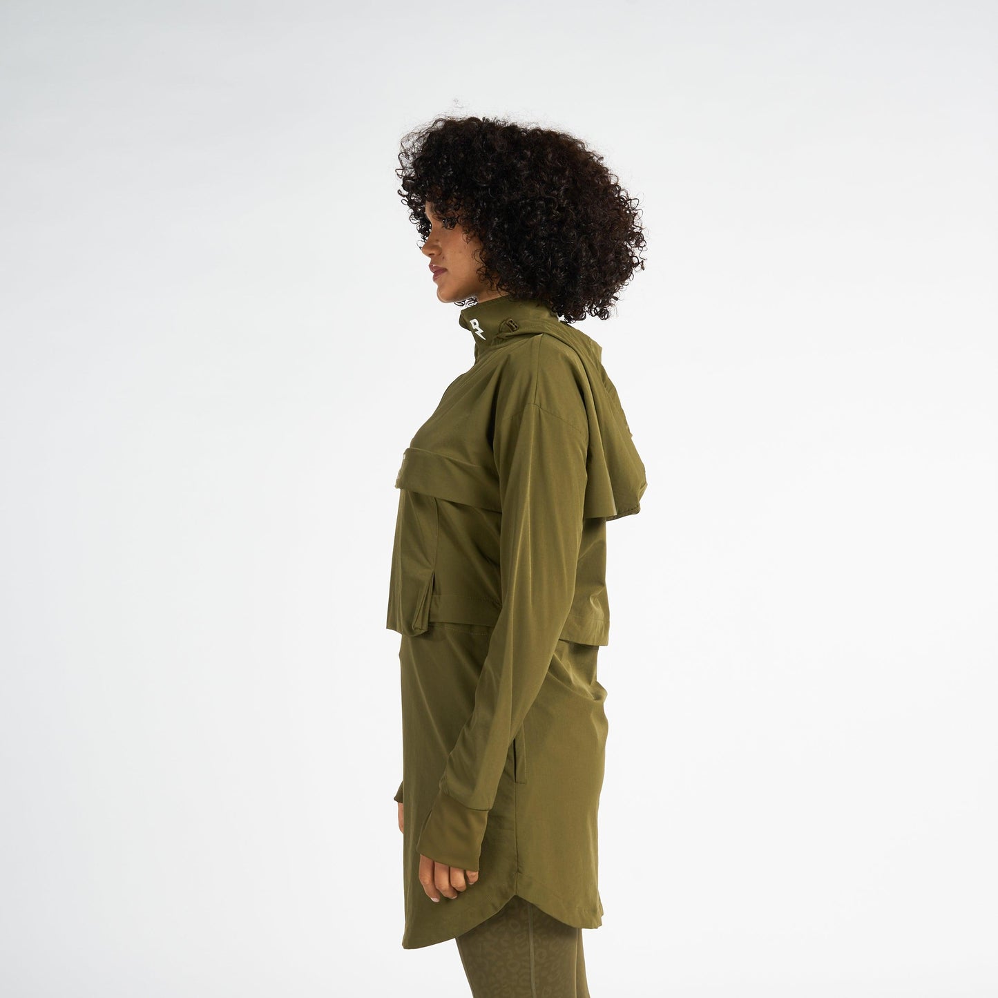 Hoodie For Women's Sportswear RZIST Capulet Olive Hoodie - RZIST