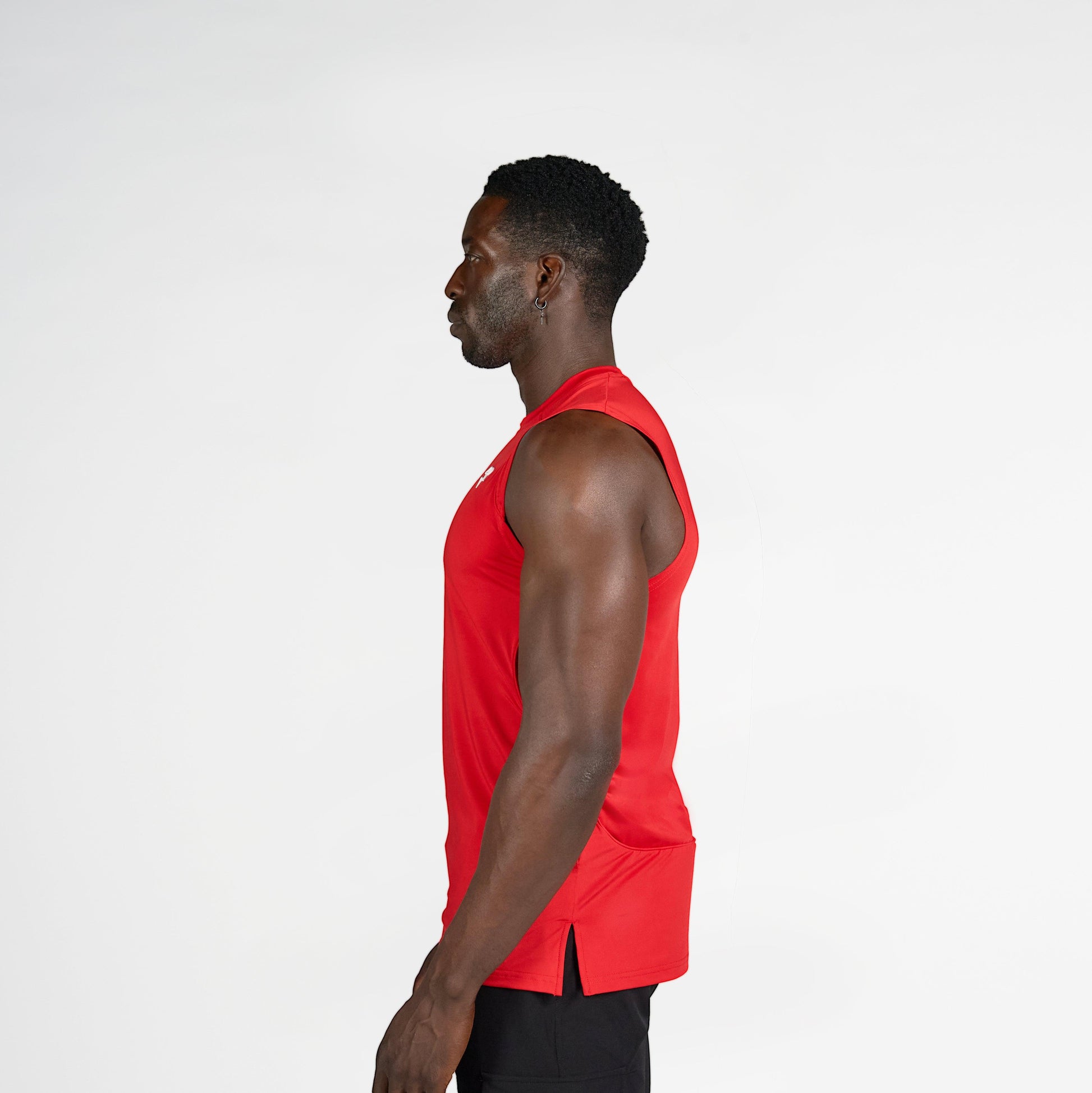 Sleeveless Shirt For Mens workout RZIST Paprika Shirt - RZIST