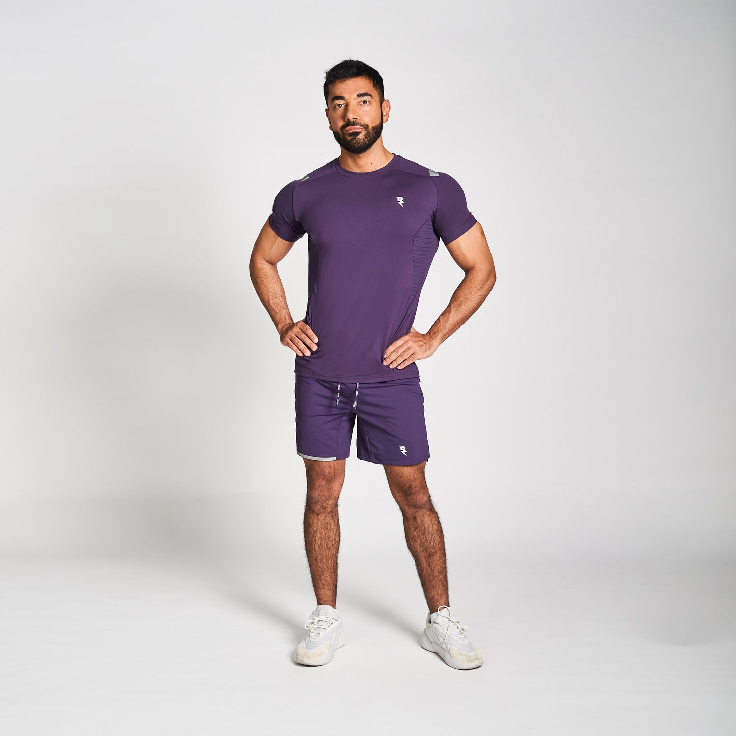 T-Shirt For Men's Sportswear RZIST Purple T-Shirt - RZIST