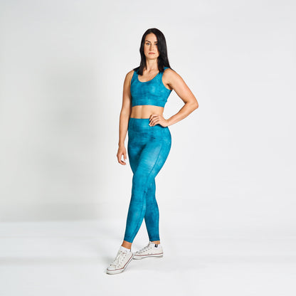 Sports Bra For Women's Workout  RZIST Teal Bra - RZIST