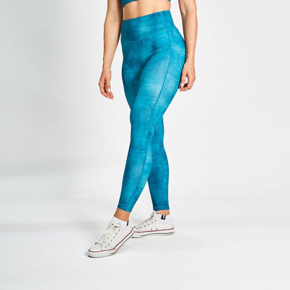 Leggings For Women’s Workouts RZIST  Teal Leggings - RZIST