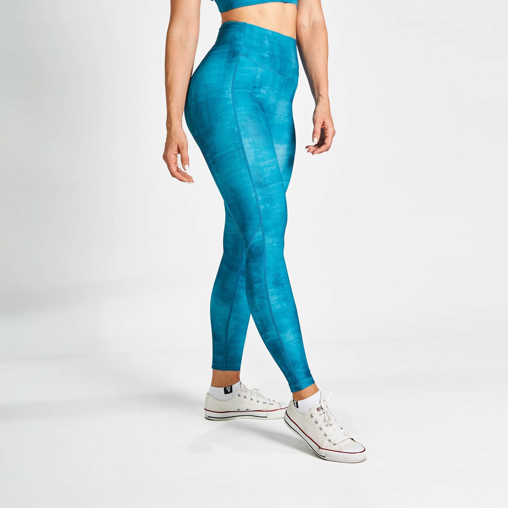 Leggings For Women’s Workouts RZIST  Teal Leggings - RZIST