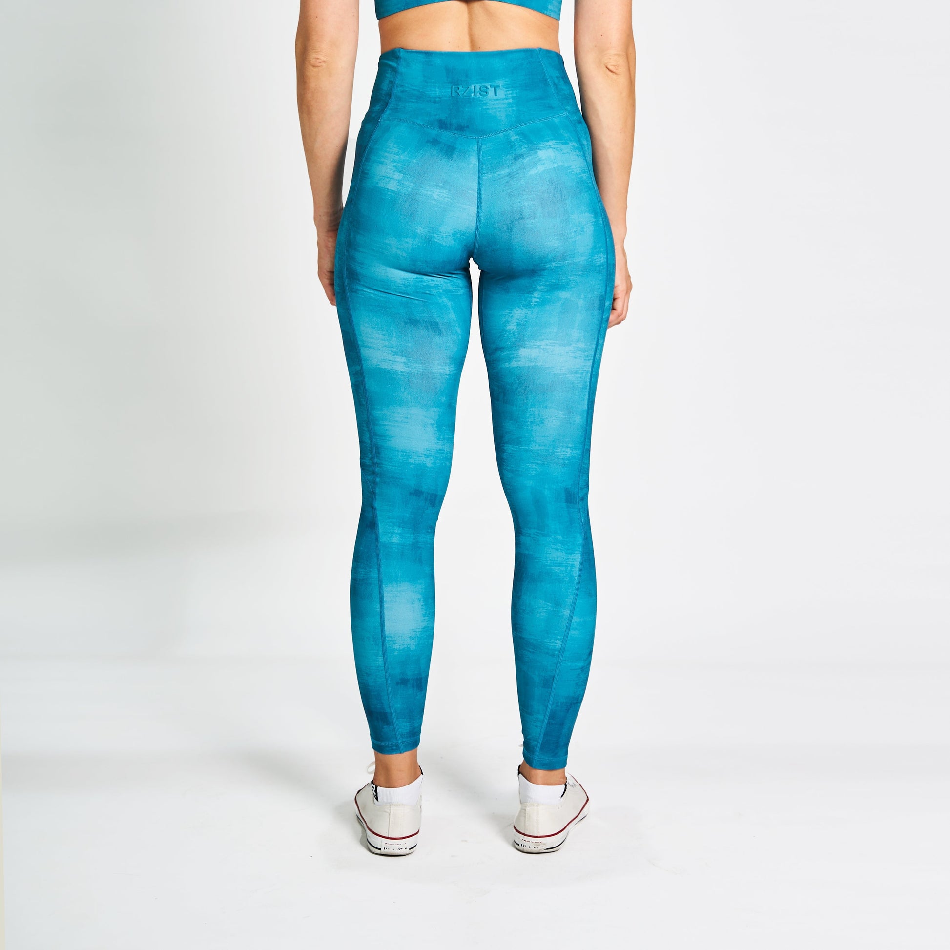 Leggings For Women’s Workouts RZIST  Teal Leggings - RZIST