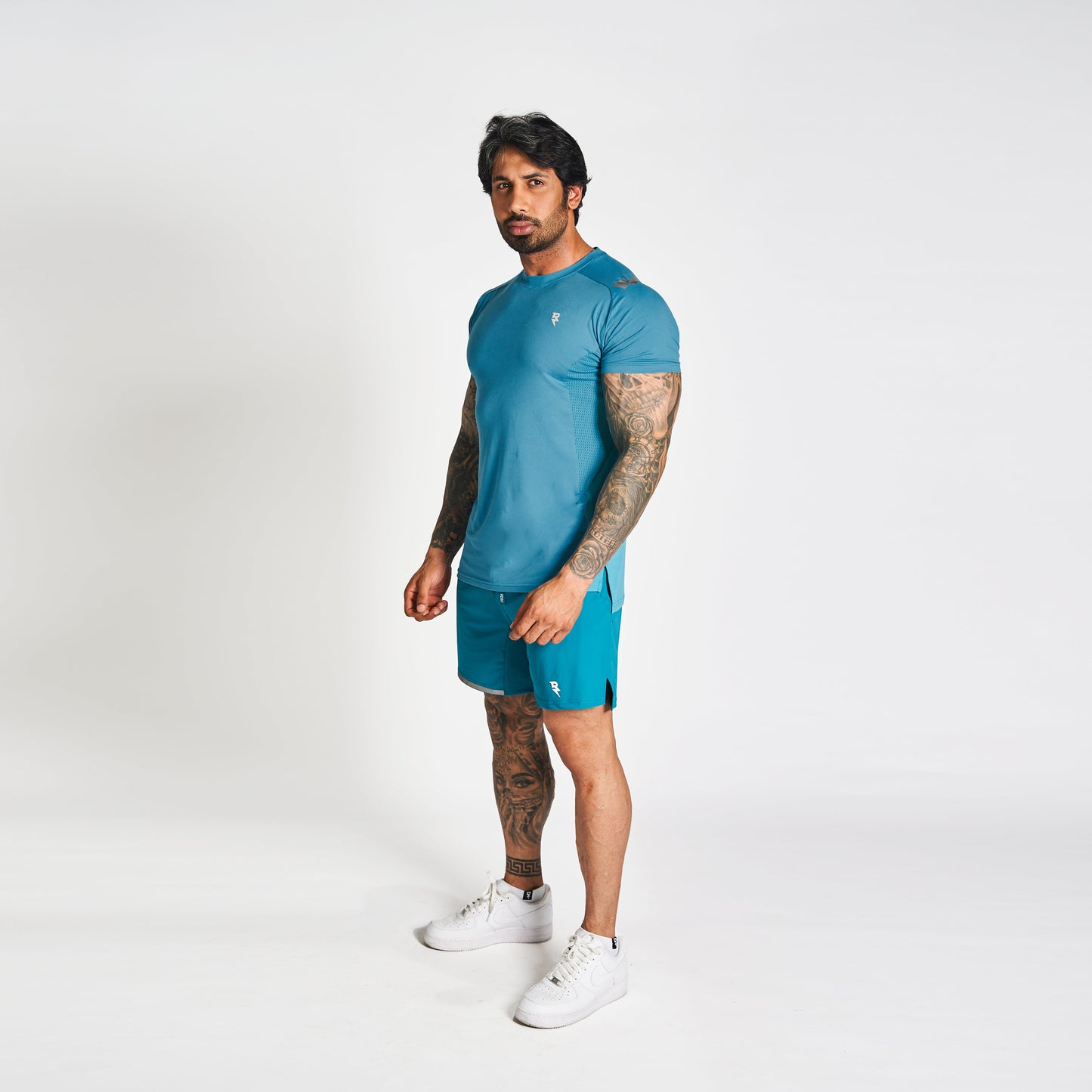 T-shirt For Men's Sports Wear RZIST Teal T-Shirt - RZIST