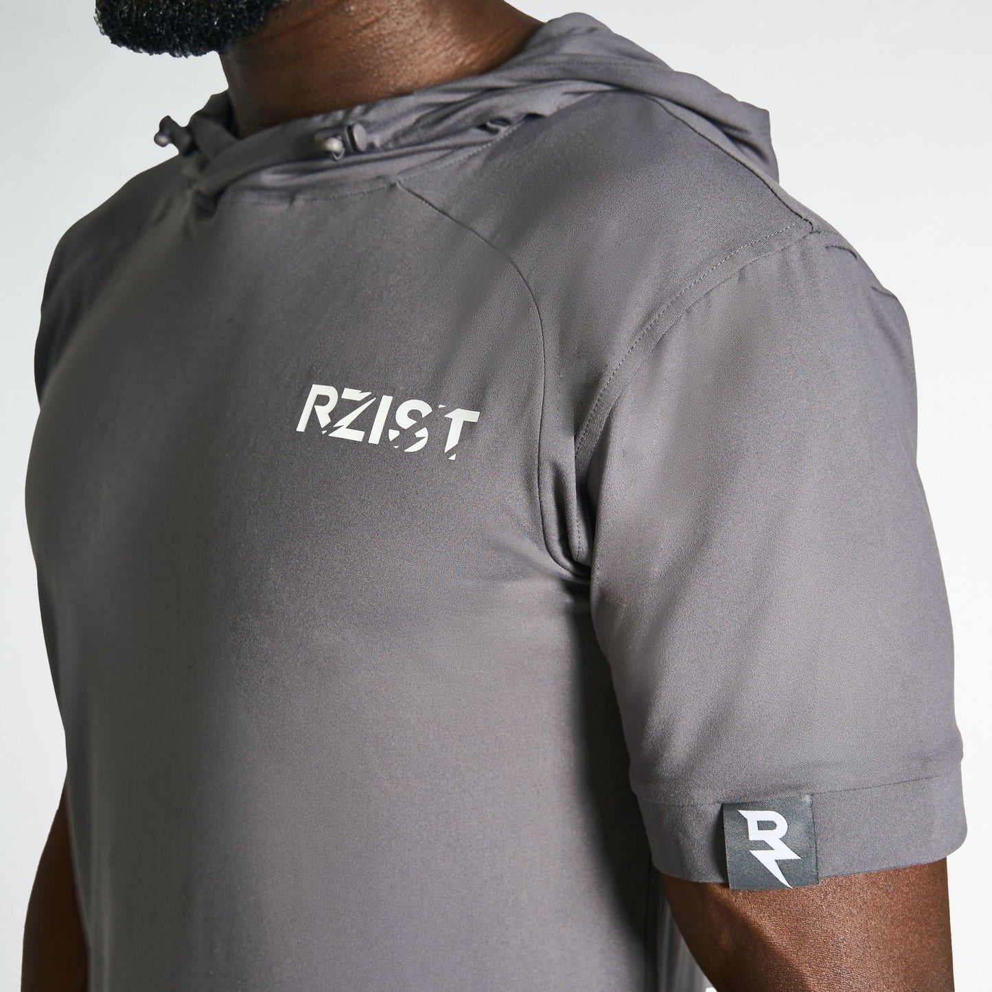 Hoodie For Men's Sportswear by RZIST In Grey Hoodie - RZIST