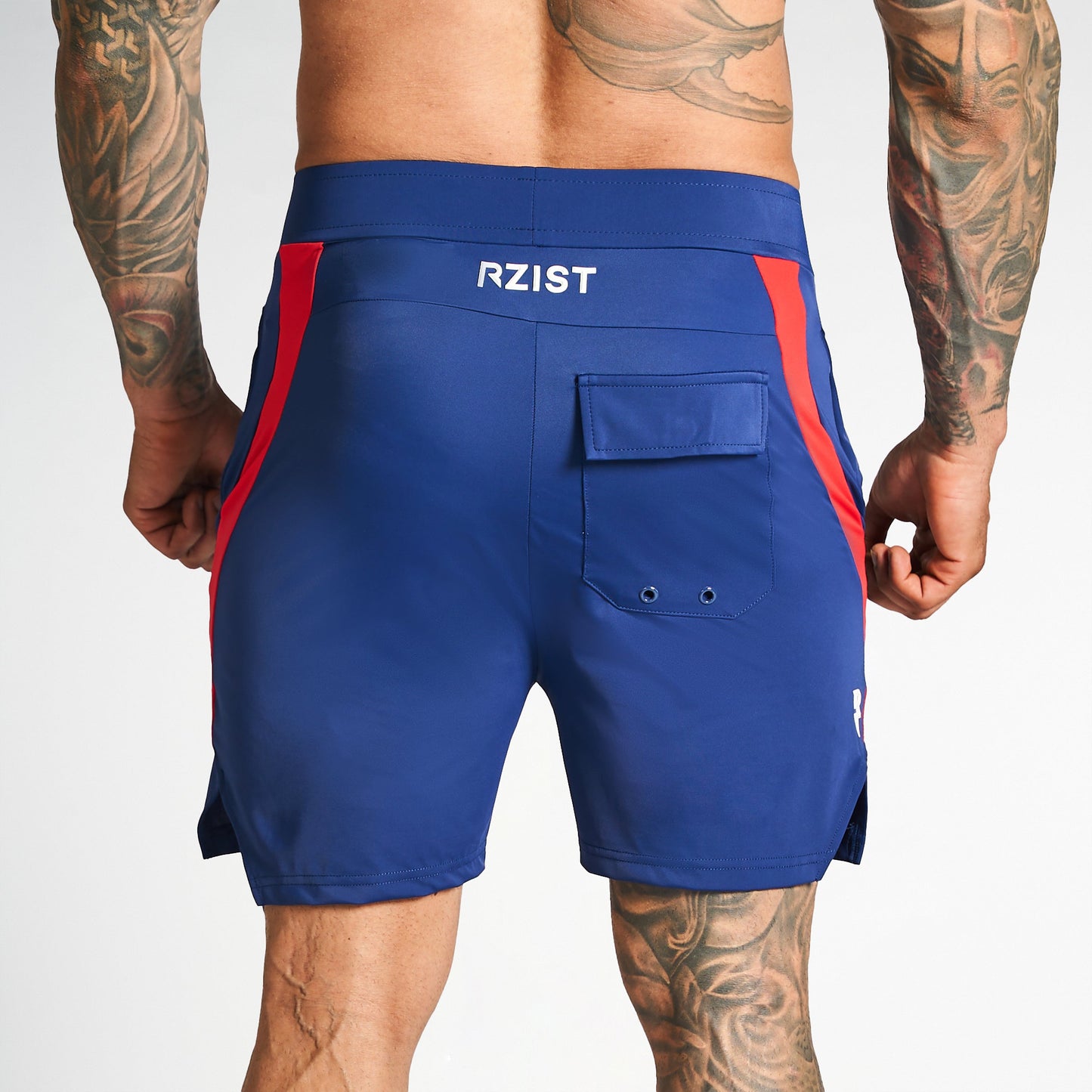 Shorts For Men's Sportswear RZIST Navy Blue Shorts - RZIST