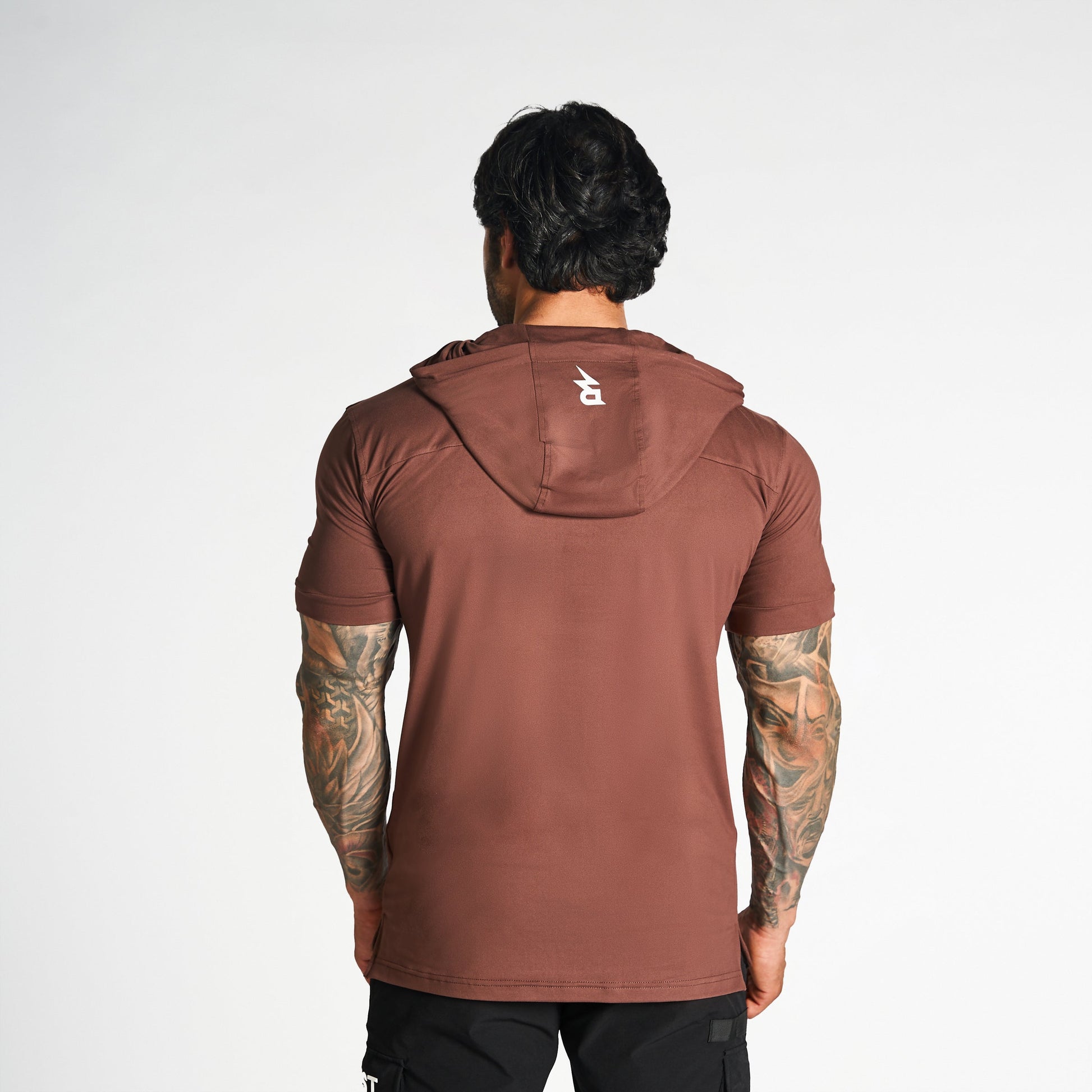 Hoodie For Men's Sportswear By RZIST Deep Brown Hoodie - RZIST