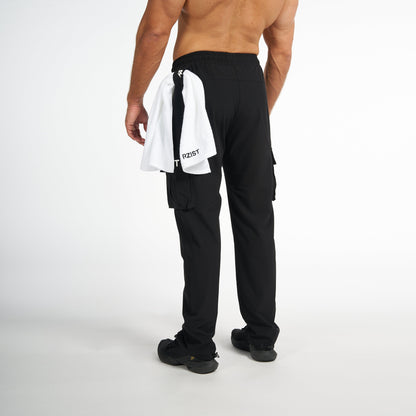 Cargo Pant For Men's Activewear RZIST Jet Black Cargo Pant - RZIST