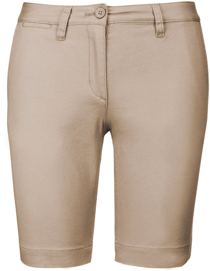 Dames chino bermudashorts