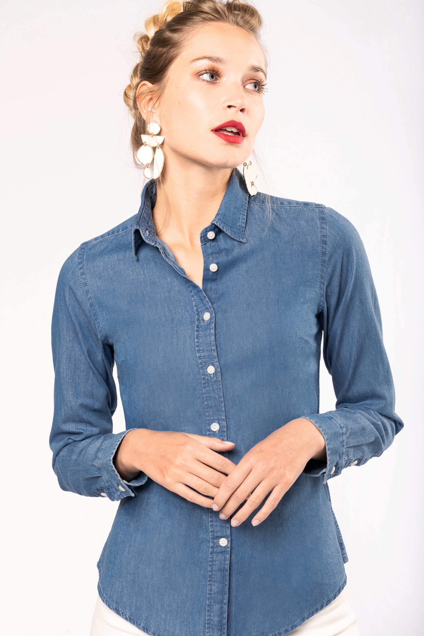 Damesblouse Denim