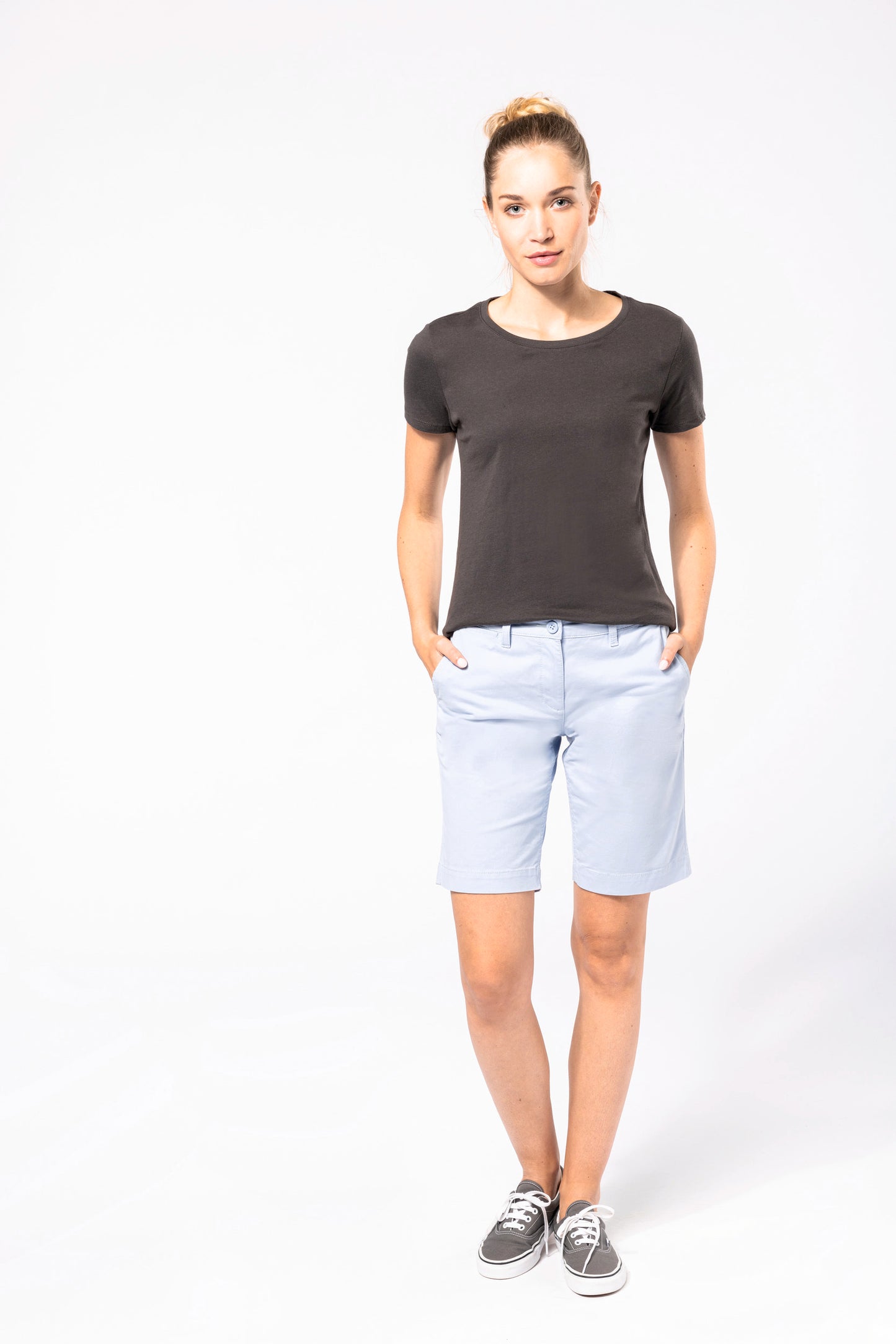 Dames chino bermudashorts