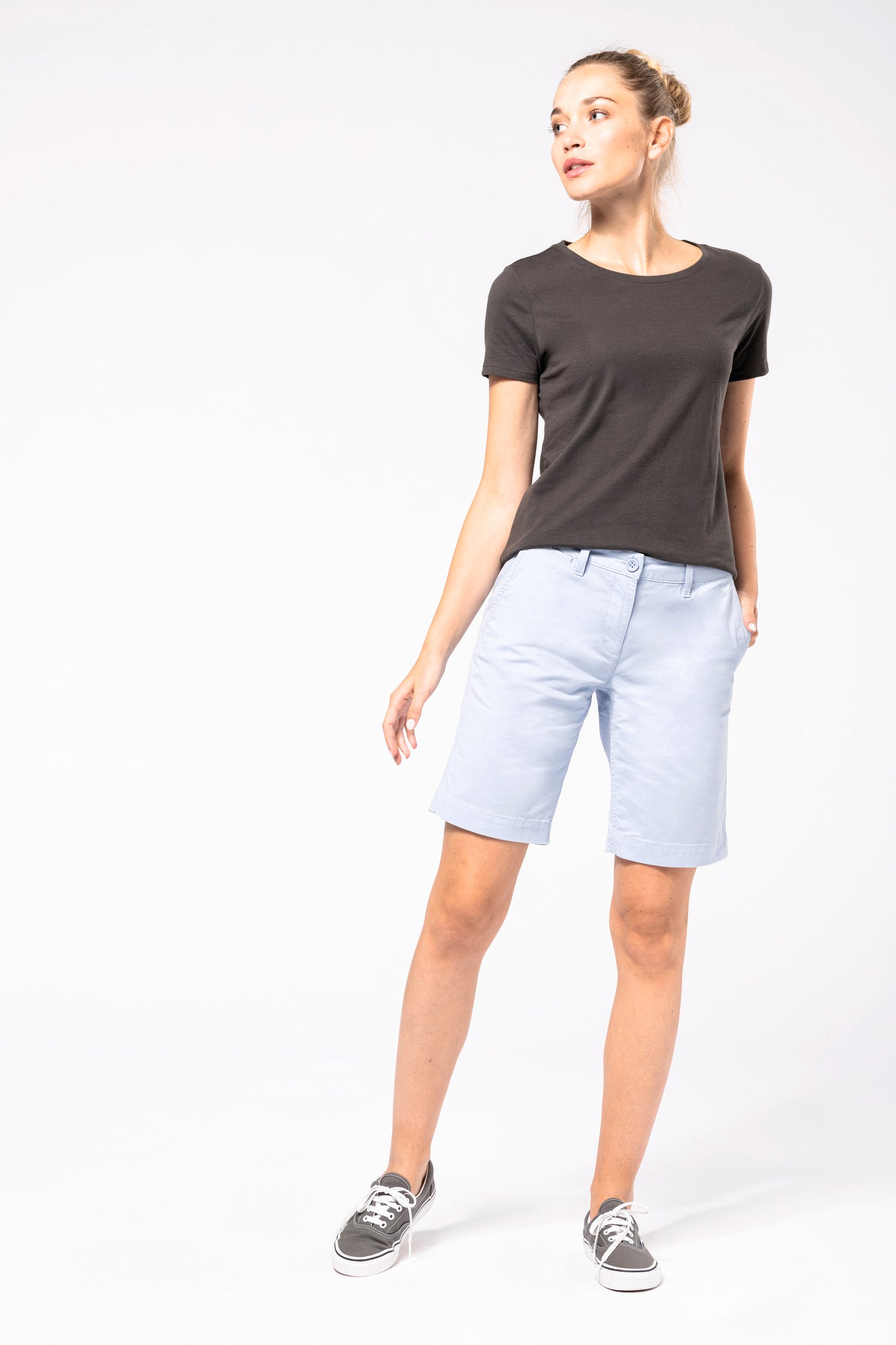 Dames chino bermudashorts