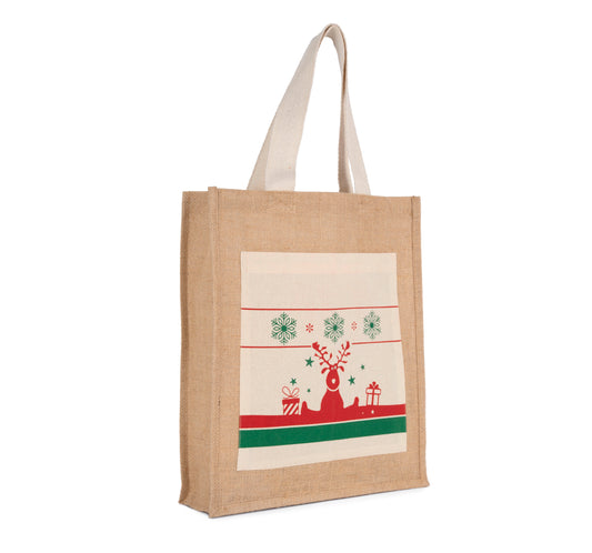 Shopper met kerstmotieven