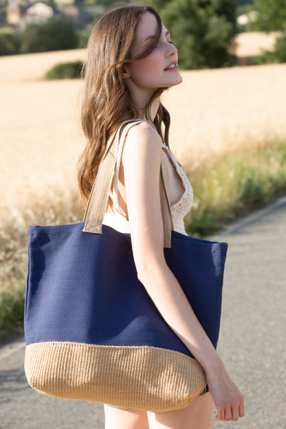 Rustieke shopper/reistas