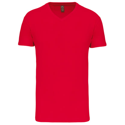 Heren-t-shirt BIO150IC V-hals