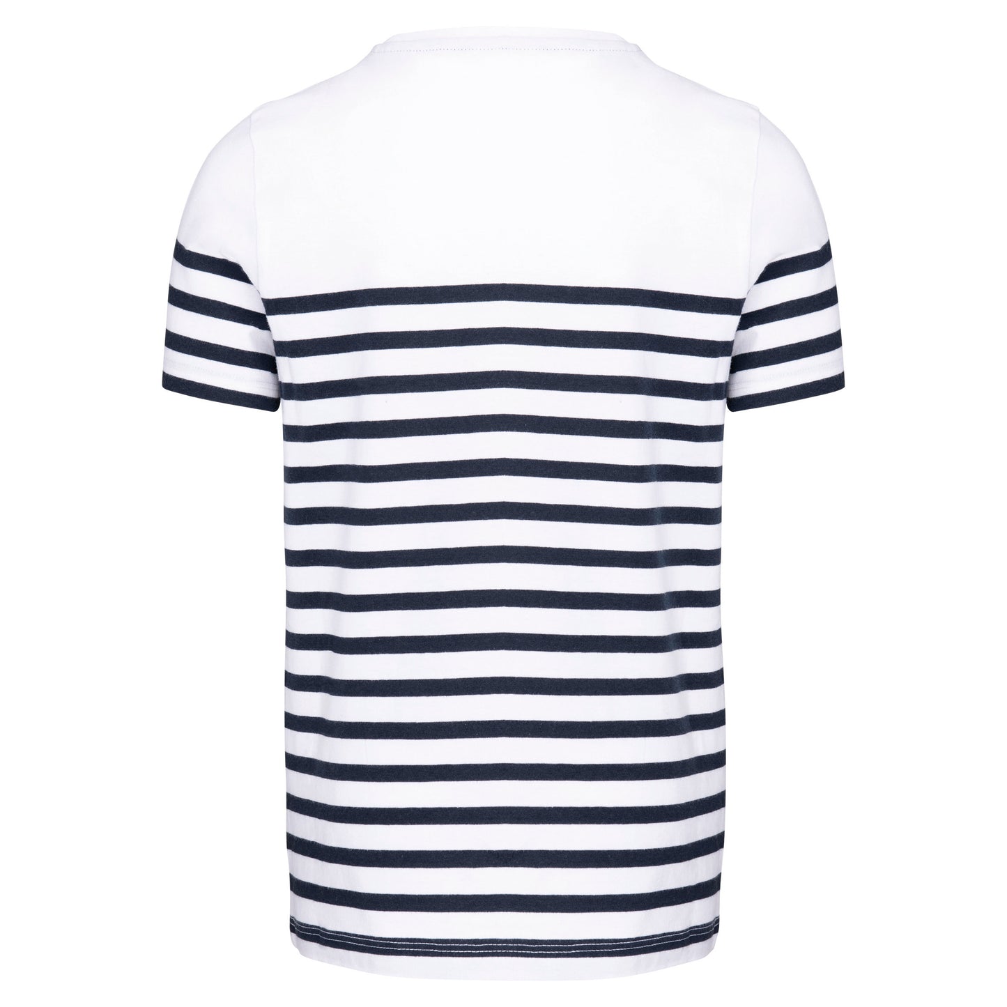 Marine-t-shirt ronde hals Bio kind